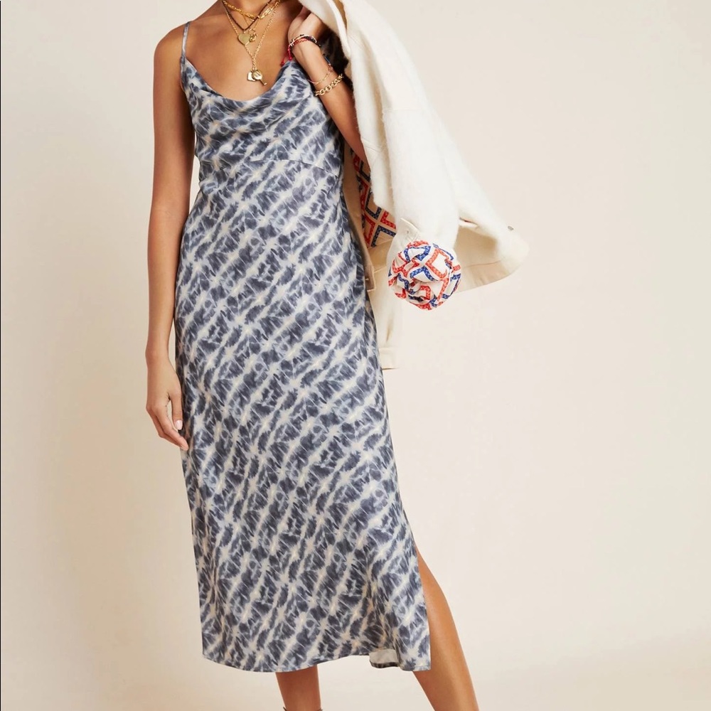 Anthropologie Bias Slip Dress